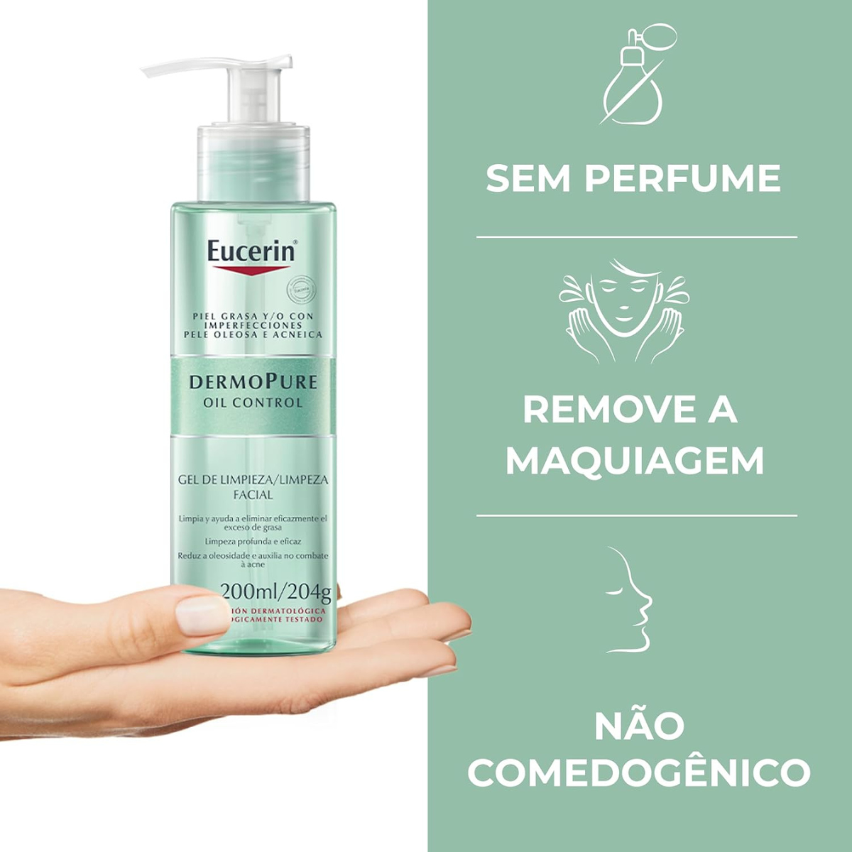 Dermo Pure Gel de Limpeza Facial Gentil 200ml