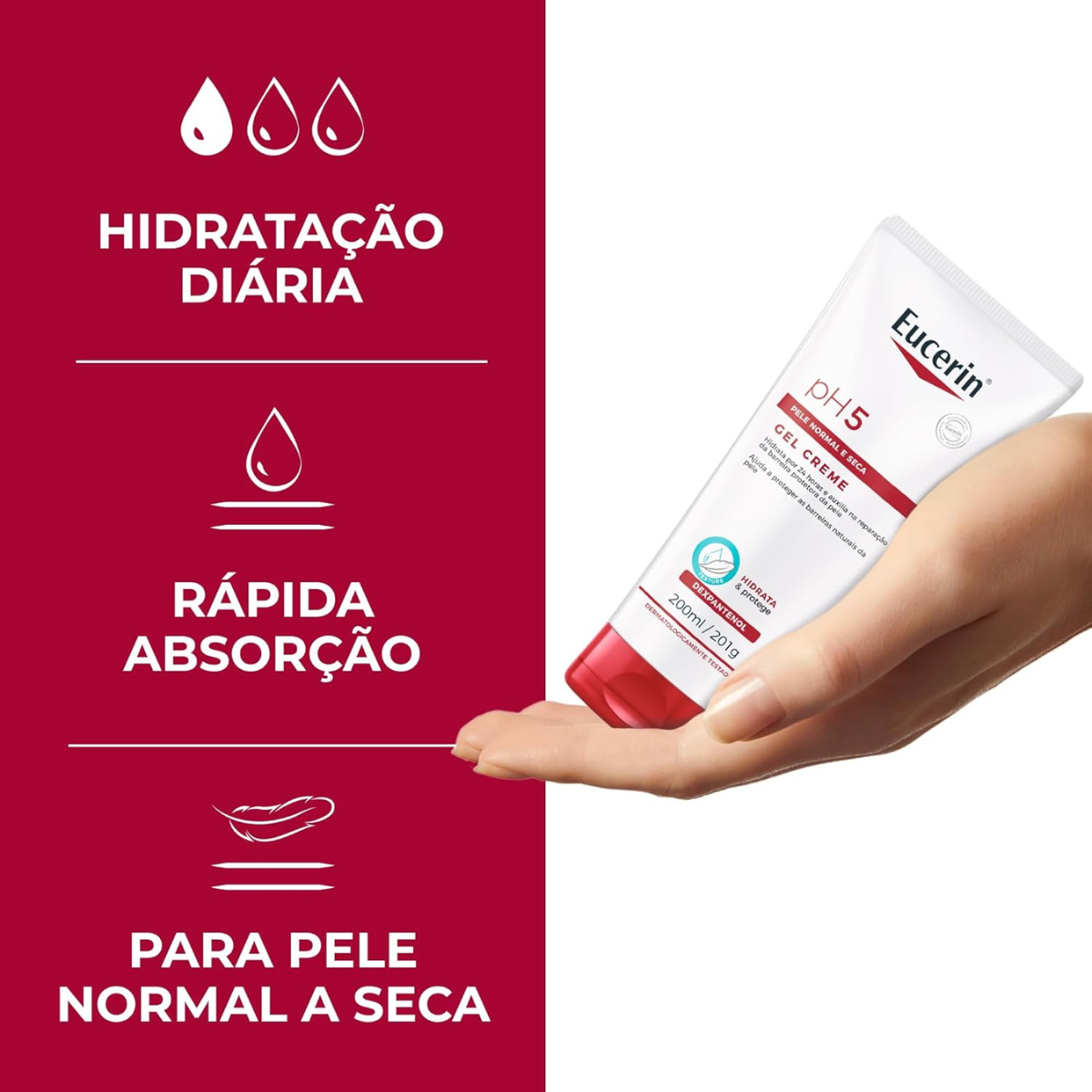 PH5 Gel Creme Corporal Pele Normal a Seca 200 ml