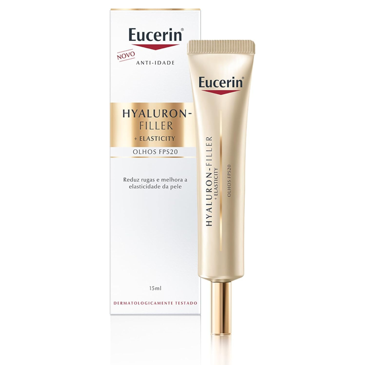 Hyaluron-Filler + Elasticity Olhos Creme Antirrugas Fps 15 15Ml
