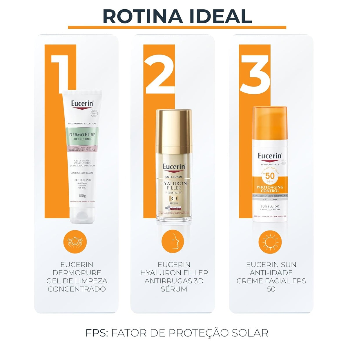 Sun Anti-idade Creme Facial Protetor Solar FPS50 50g