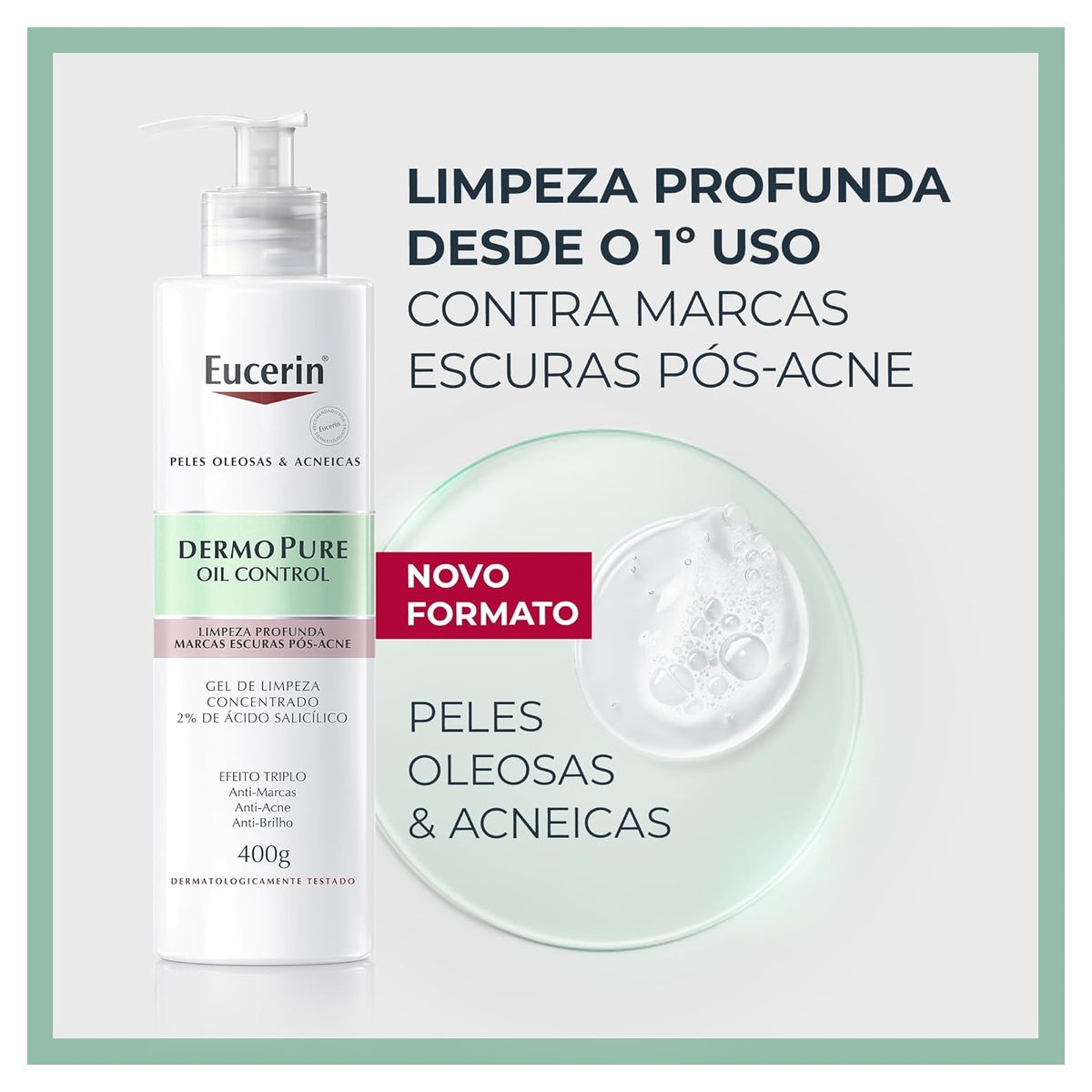 Dermo Pure Gel de Limpeza Facial Concentrado 400g