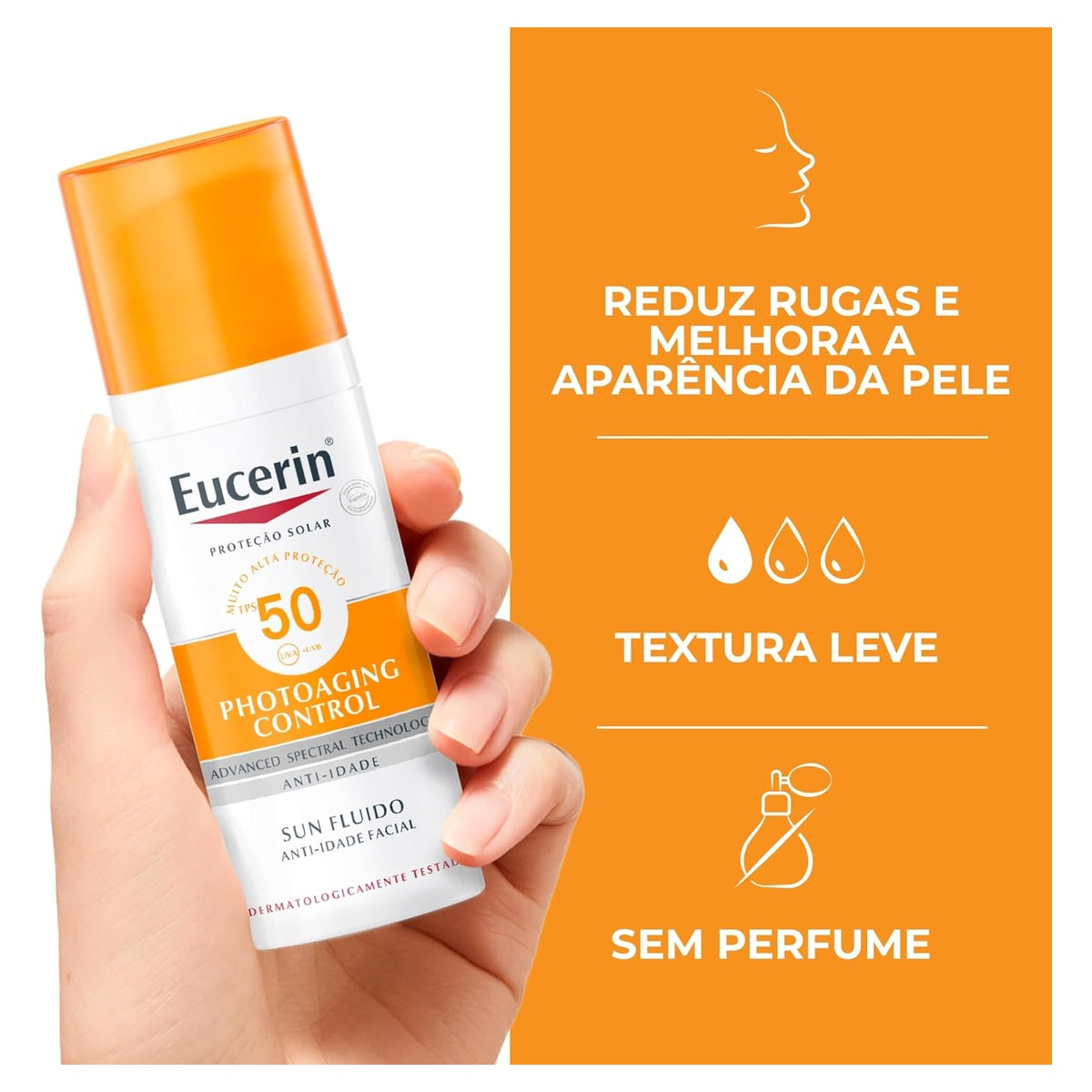 Sun Anti-idade Creme Facial Protetor Solar FPS50 50g